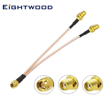 

4G LTE Antenna SMA Male to Dual SMA Female V-Shape Cable 15cm for 4G LTE Home Phone Router Gateway Modem MiFi Mobile Hotspot