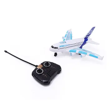 

380 Aircraft Remote Control Boys Airbus Toy Airplane Model Colorful Lights Music Electric Airplane Educational Toys RC Model Toy