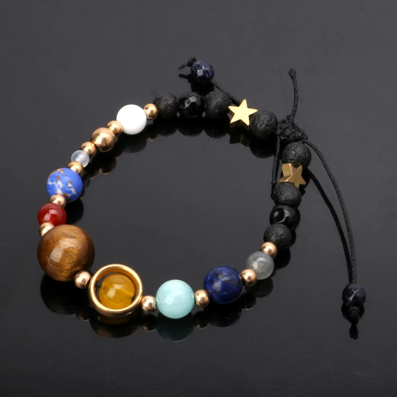 

Solar System Bracelet Universe Galaxy The Eight Planets Guardian Star Bracelets U50C