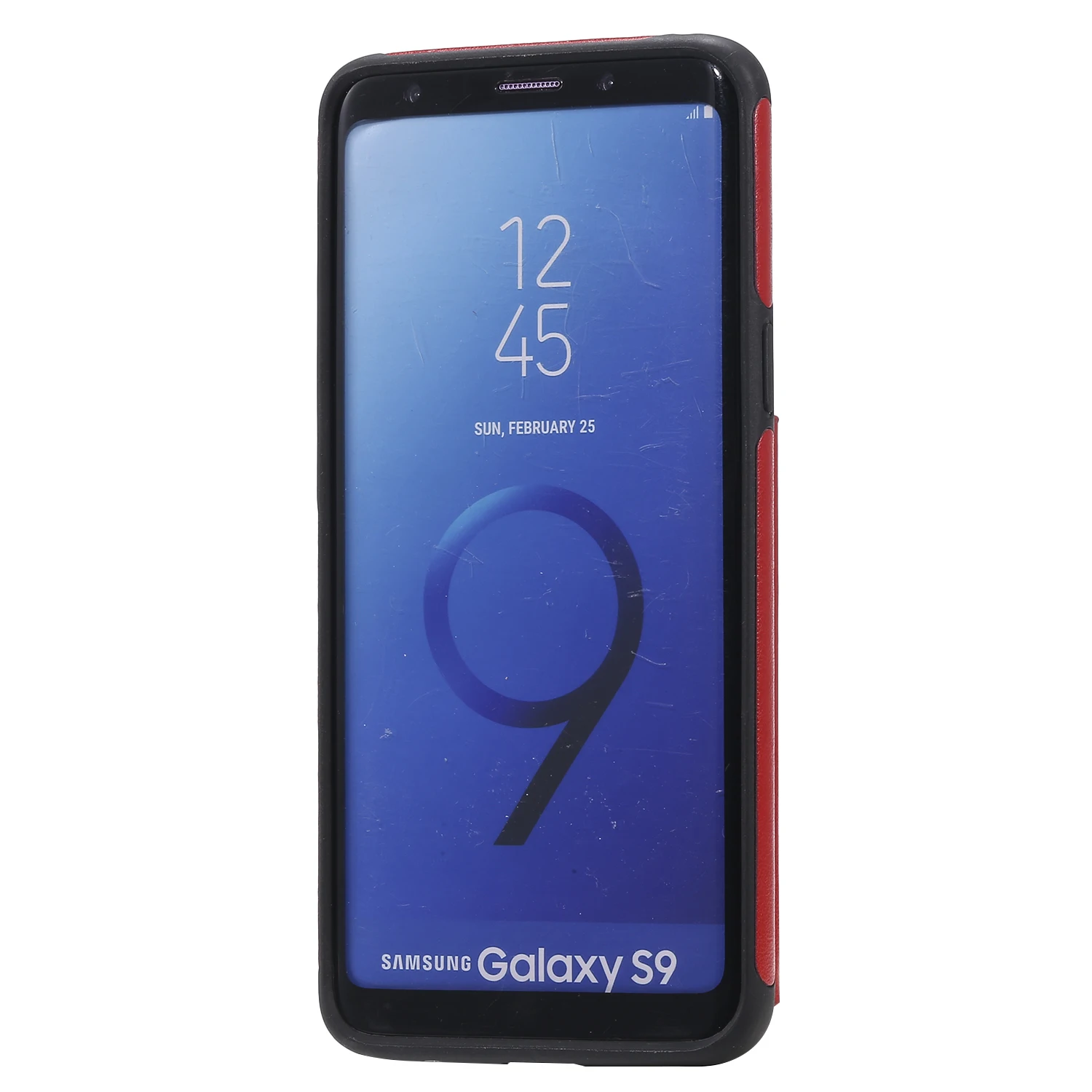 Полуобернутый чехол для телефона samsung Galaxy S9 S9Plus SM-G960F SM-G965F samsung S9+ S9Active Кожаный чехол Чехол SM-G960U