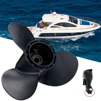 

New10 1/4 x 12 Aluminum Outboard Boat Propeller for Suzuki 20-30HP 58100-96430-019