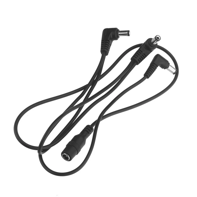 Vitoos 3 Ways Electrode Daisy Chain Harness Cable Copper Wire for Guitar Effects Power Supply Adapter Splitter black | Спорт и