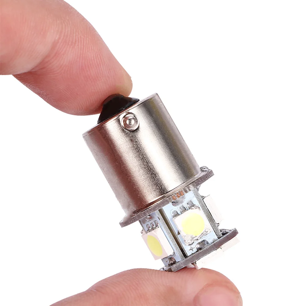 2 шт. автомобиль теплый белый свет лампы 12v BA15S R5W 1156 5050 8SMD светодиодный автомобиль задних фонарей, фонарей указателей повтора сигнала светильник лампы белого цвета