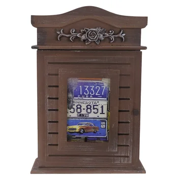 

1Pc Key Locker Home Wooden Photo Holder Key Case Key Box Key Locker