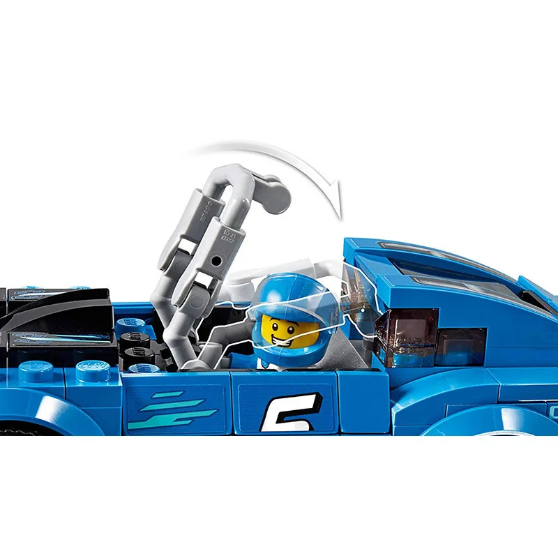 LEGO Speed hampions Chevrolet Camaro ZL1 гоночный автомобиль 75891 строительный комплект (198 шт.) Ninjago