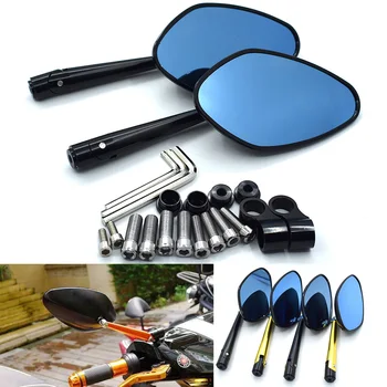 

new universal motorcycle rearview mirror CNC aluminum alloy mirror FOR Suzuki GSF1250 GSR600 GSR750 GSX650F GSXR1000 GSXR600