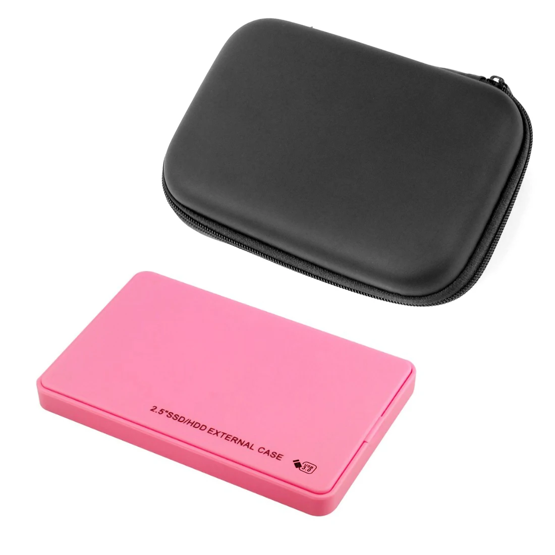 1 Набор 2," SATA для USB 3,0 HDD SSD корпус жесткого диска Внешний чехол с органайзером сумка для хранения 5 Гбит/с инструмент для резервного копирования данных