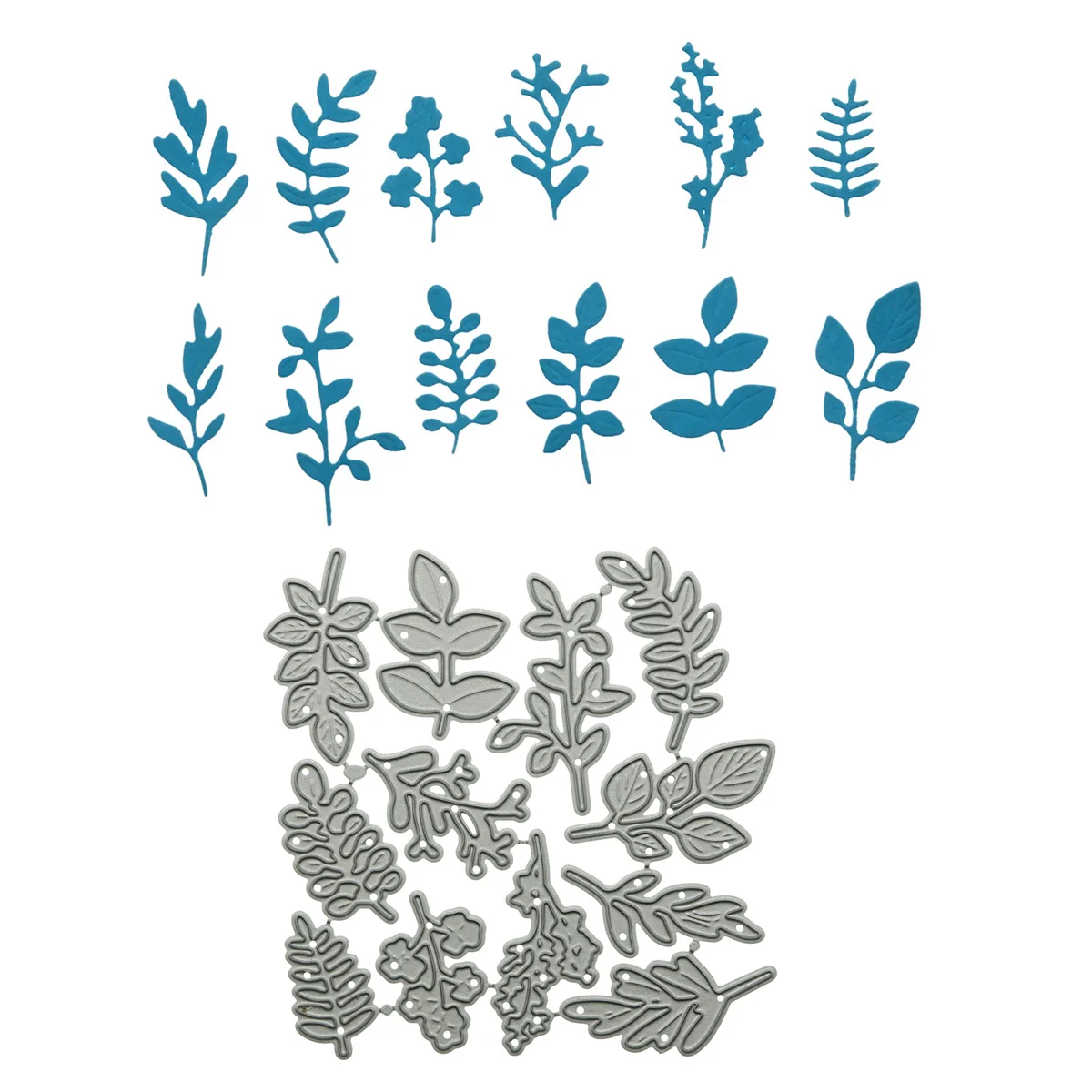 Fustelle In Metallo Con Motivo A Più Foglie Per Scrapbooking Clipart Stampo Per Tagliacarte Artigianale Per La Decorazione Di Album Fatti A Mano