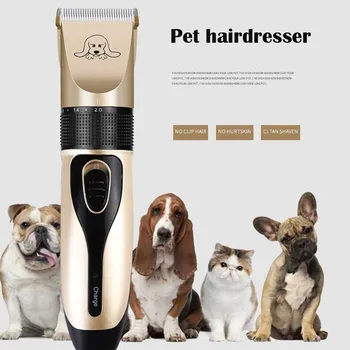 

New Pet Electric Push Shaver Low Noise Rechargeable Cordless Mute Hair Clipper Set Dog And Cat Trim Hair Storage Tool Hot Sale