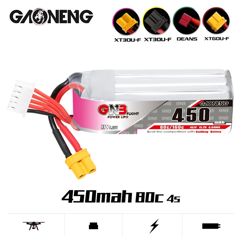1/2/3 шт. литий-полимерный аккумулятор GNB Max160C HV 15 2 в 450 мАч | Электроника