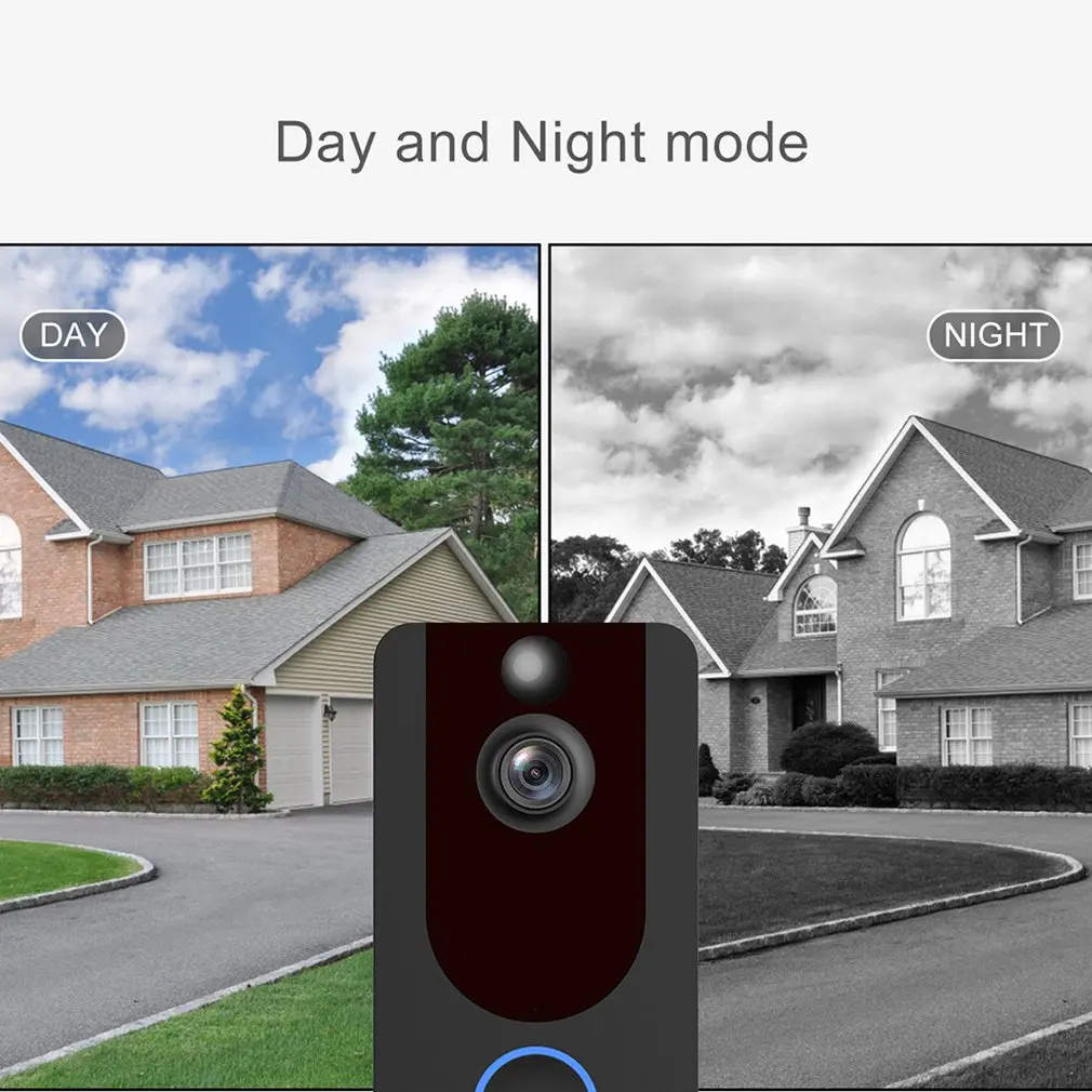 V7 HD 1080P смарт WiFi видео дверной звонок камера визуальный домофон с колокольчиком ночного видения IP дверной звонок беспроводная камера безопасности
