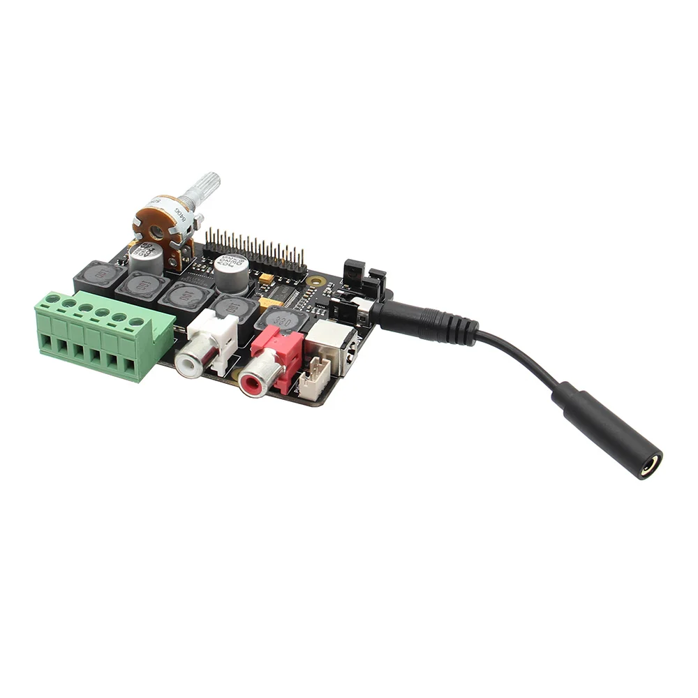 Плата расширения аудио Raspberry Pi X400 I2S звуковая карта модуль DAC для 4 Model B/3B +/ 3B / 2B B +|pi