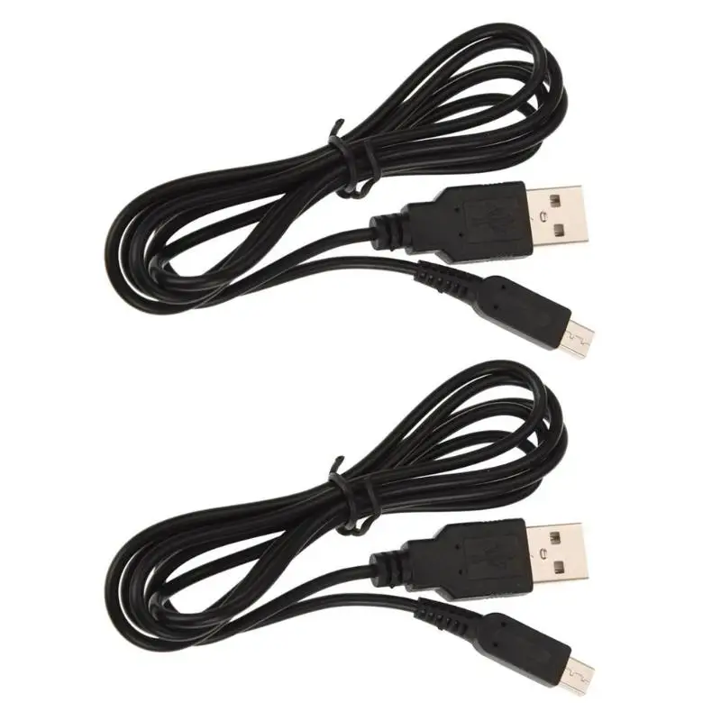 2 шт. высокое Скорость USB Зарядное устройство зарядный кабель Мощность провод для Nintend 2DS NDSI 3DS легкость переноски удобный Перевозчик