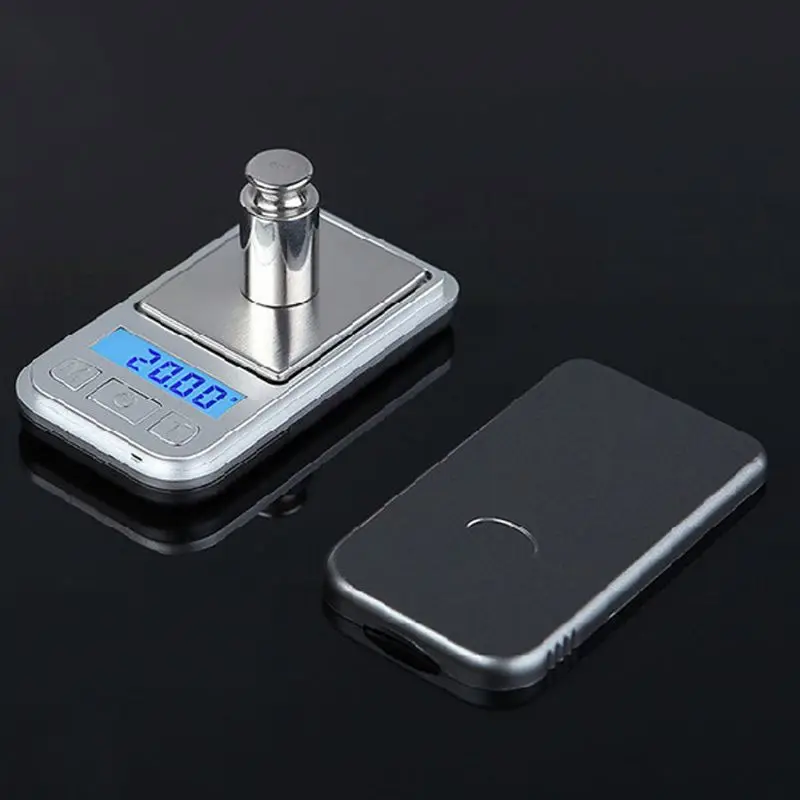 

Exquisite Compact Electronic Scale Matchbox Size Portable Mini Jewelry Medicine 0.01g Precision Carat Small Scale High Quality