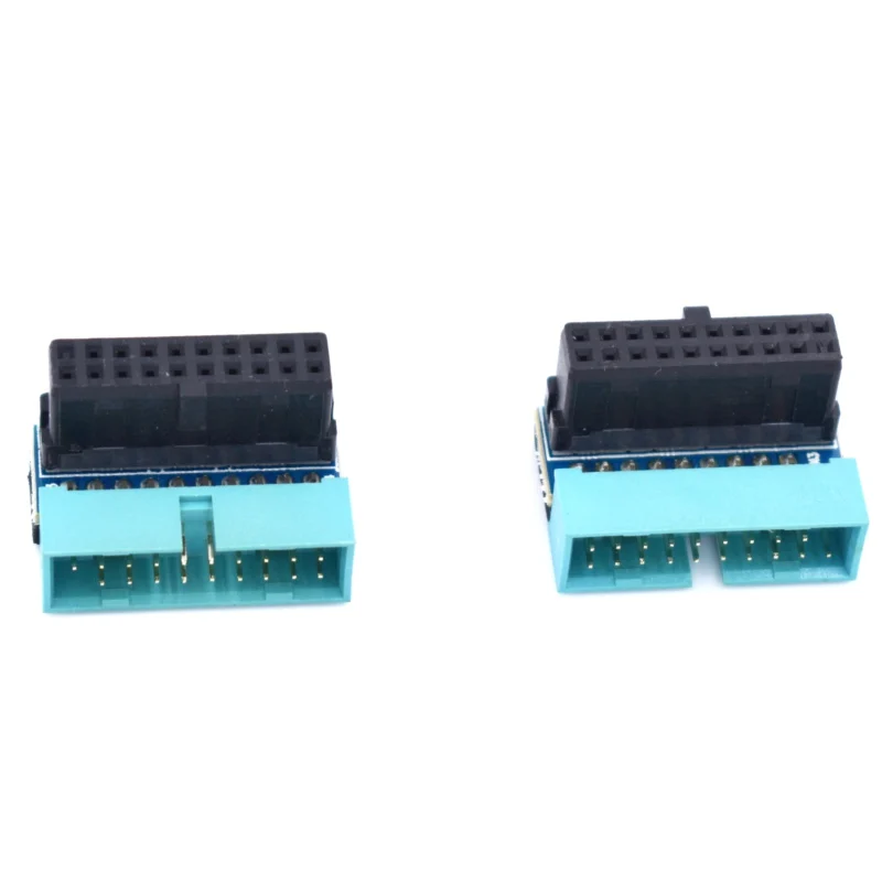 10 шт./лот материнская плата USB3.0 19Pin/20Pin разъем 90 градусов внутренний наконечник
