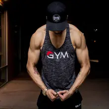 Новая мужская майка для бодибилдинга, топы для тренажеров, фитнес-тренировки, быстросохнущая рубашка без рукавов, жилет на бретельках, мужская повседневная брендовая майка, одежда