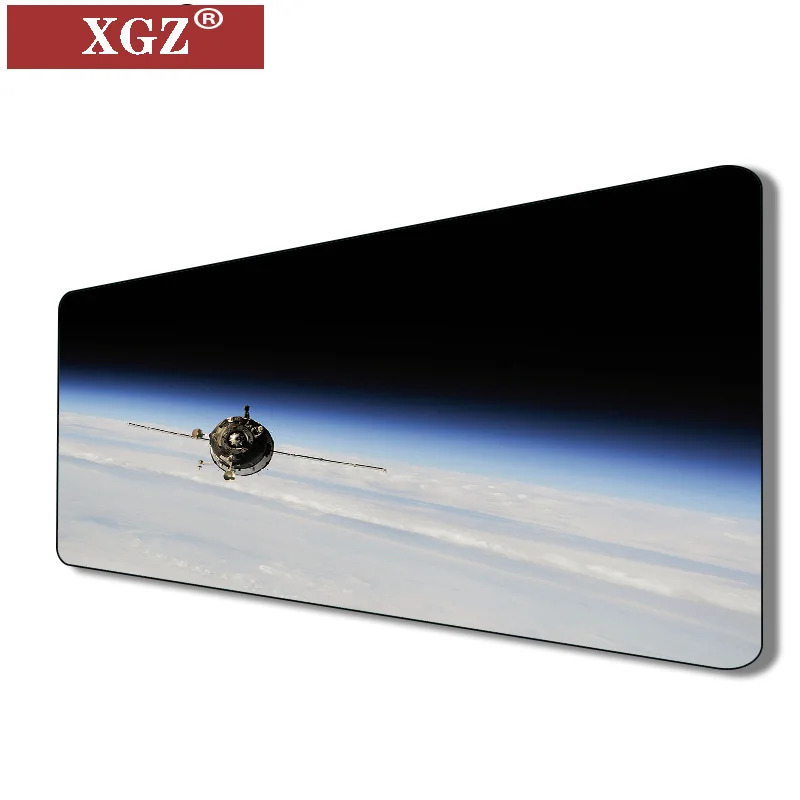 

XGZ Airplane Picture Game Big Mouse Pad Non-slip Seaming Table Mat Computer Peripheral Accessories Wrist Pad Portable 400x900mm