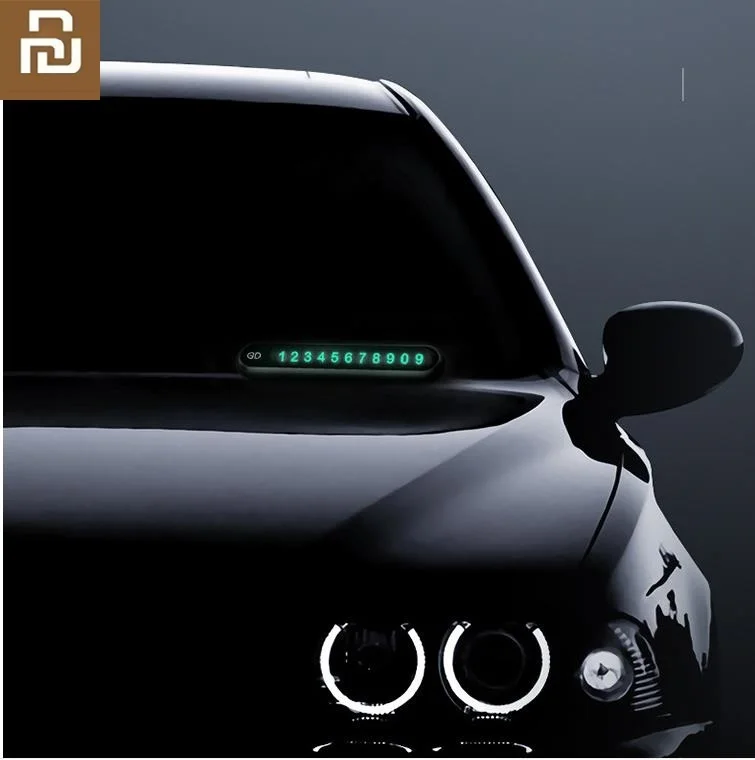 Stop-Sign Youpin Parking Number Digital Luminous-Display Push-Type 3D Temporary Luxury