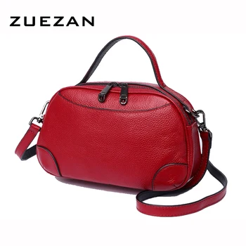 

2 Compartments , Daily Use Small Shell Messenger Bag, Women Genuine Leather Shoulder Bag, Sweet Girl's Cross body bags , A488