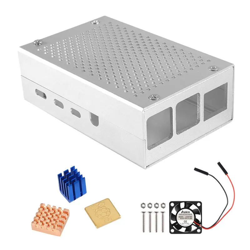 

Raspberry Pi 4 Case Aluminum Case Box Metal Enclosure for Raspberry PI 4 Model B