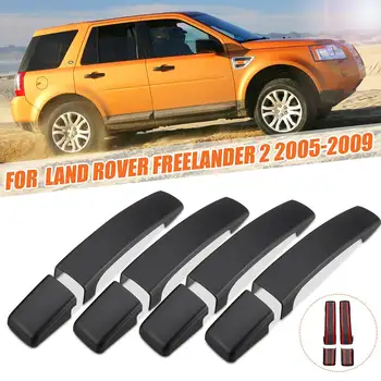 

8PCS Car Exterior Door Handle Cover Trim For Land Rover LR2 LR3 Freelander Sport Freelander 2 2005 2006 2007 2008 2009
