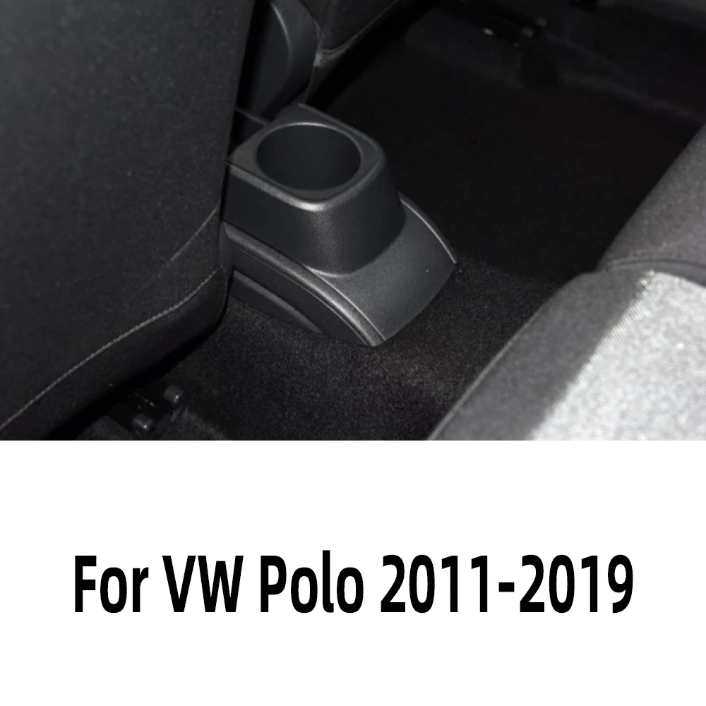 Porte-gobelet arrière VW Polo 6R 6C support d'origine console centrale noir  titane.