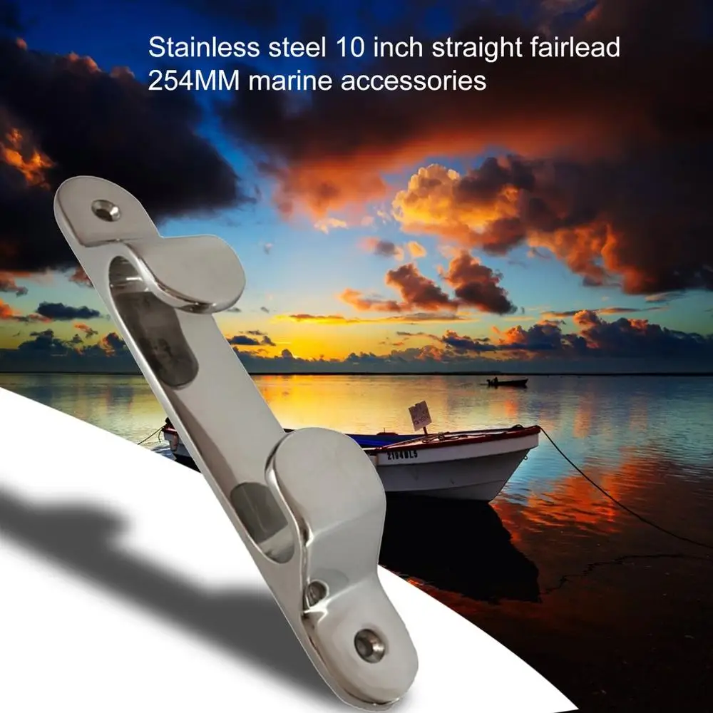 Прямой фэрсвинд из нержавеющей стали, 254 мм, аксессуары для корабля, фэрсвинд, судовое оборудование, оборудование для яхты, фитинги из нержавеющей стали