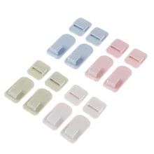 4 шт. кондиционер пульт дистанционного управления вешалка ключ практичный настенный держатель для хранения крепкие Пластиковые Крючки липкий крючок набор ТВ