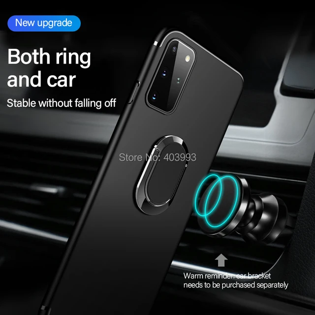 For Sony Xperia 1 IV Case Metal Ring Holder Magnetic Silicone Phone Cover On For Sony Xperia 1 5 10 II III Pro-I 2