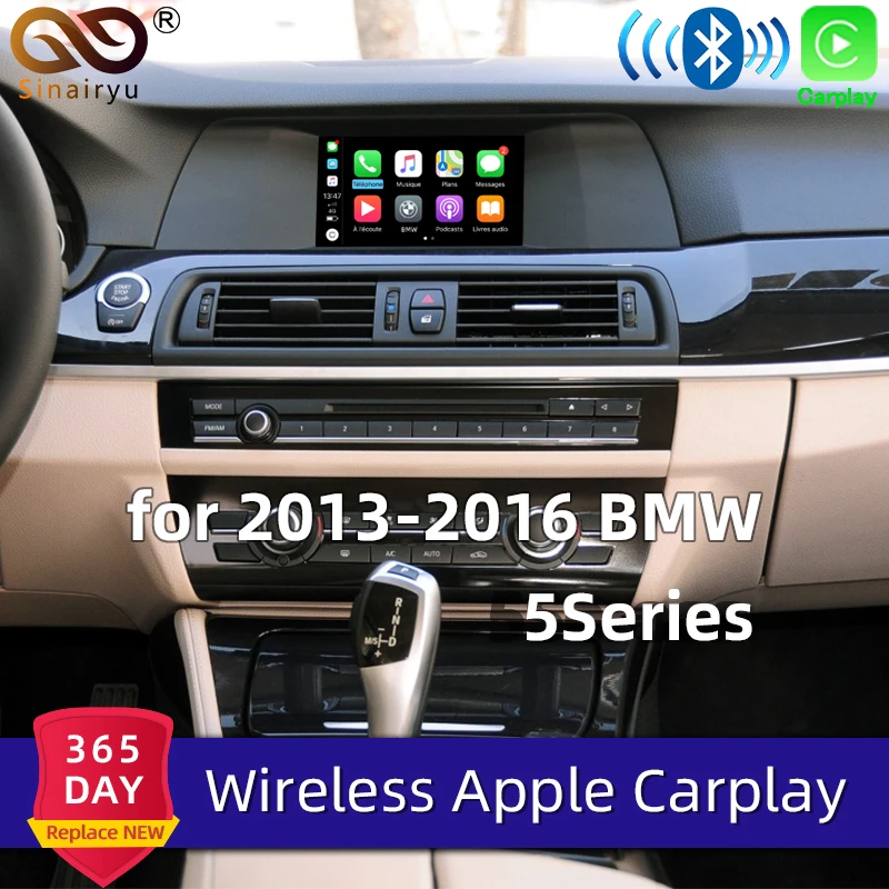 Sinairyu Wifi Wireless Apple Carplay Car Play Retrofit 5 Series F07 F10 F11 F18 Nbt 2013 2016 For Bmw Android Auto Mirorring Car Pc Aliexpress