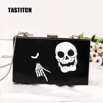 

Customized Halloween Clutch Famous Tailor Pattern Women Clutch Lady Envelope Small Halloween Evening Purse Custom Made Bag