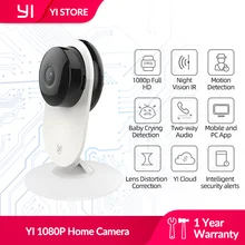 Yi 1080p wifi câmera de segurança ip sem fio em casa bebê chorando detecção de design de ponta visão noturna sistema de vigilância global
