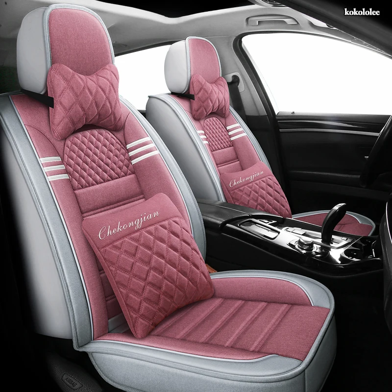 Чехлы на сиденья автомобиля kokololee льняные для bmw e90 e46 520 525 320x3 f25 x5 e70 f10 f20 x1 x6 x4 e36 x2 |