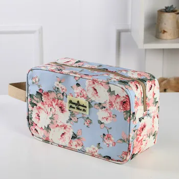 

NEW Waterproof Portable canvas Travel Cosmetic Bag Neceser Toiletry Beauty Kit Neutral Make Up Bag Organizer Bathroom Wash Bag