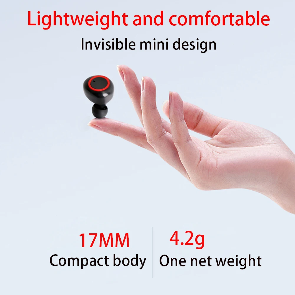 TWS Bluetooth 5 0 Earphones With Charging Box Wireless earphone Stereo Sports Waterproof Touch Control Earbuds Headsets With Mic