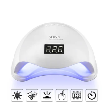 

Manicure Lamp 48W Dual Light Source Intelligent Sensor Phototherapy Machine SUN5plus Nail dryer LED Baking Lamp