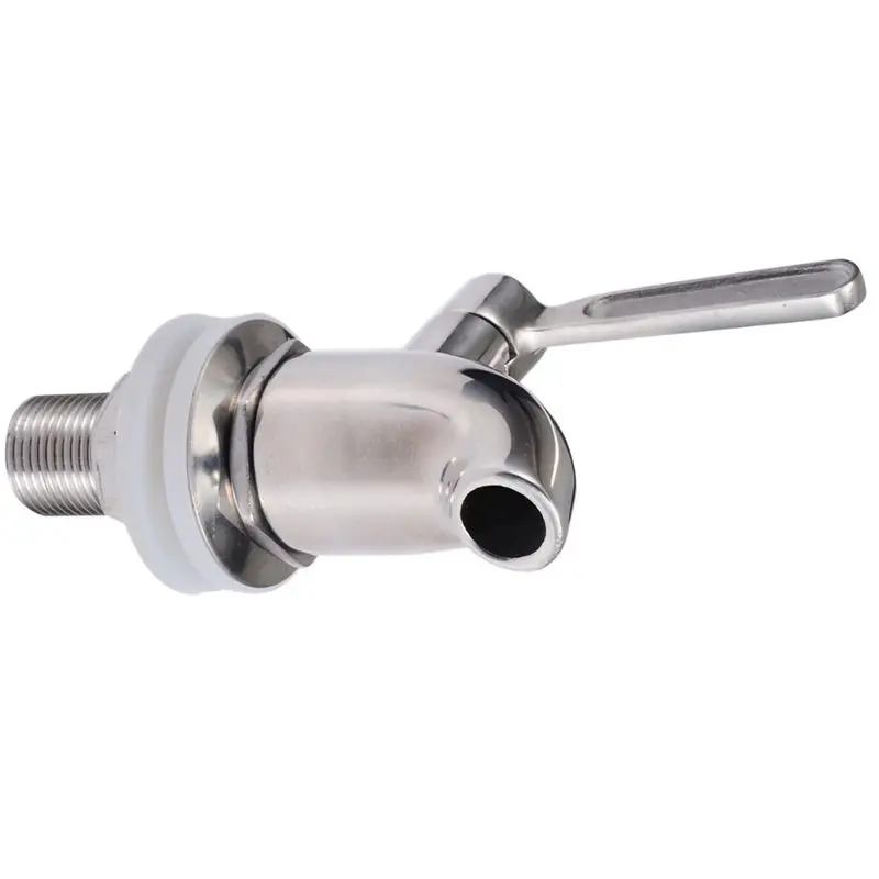 TOP!-Stainless Steel Faucet Tap Draft Beer Faucet For Home Brew Fermenter Wine Draft Beer Juice Dispenser Drink Fridge Kegs