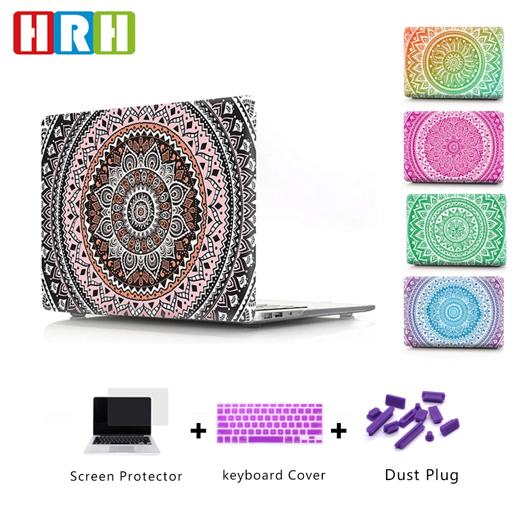 Custodia Rigida Per Laptop Hrh Mandala Flower Per Macbook Pro A1708 Per Macbook Pro A1707 Pro 13 A2159 Pro 16 A2141 A2289 A2251
