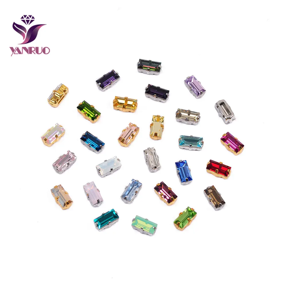 YANRUO, 4501, багет, кристаллы, ручная работа, сшитые камни, заостренный задник, стразы, рукоделие, стекло, шитье, украшения, бриллианты, рукоделие