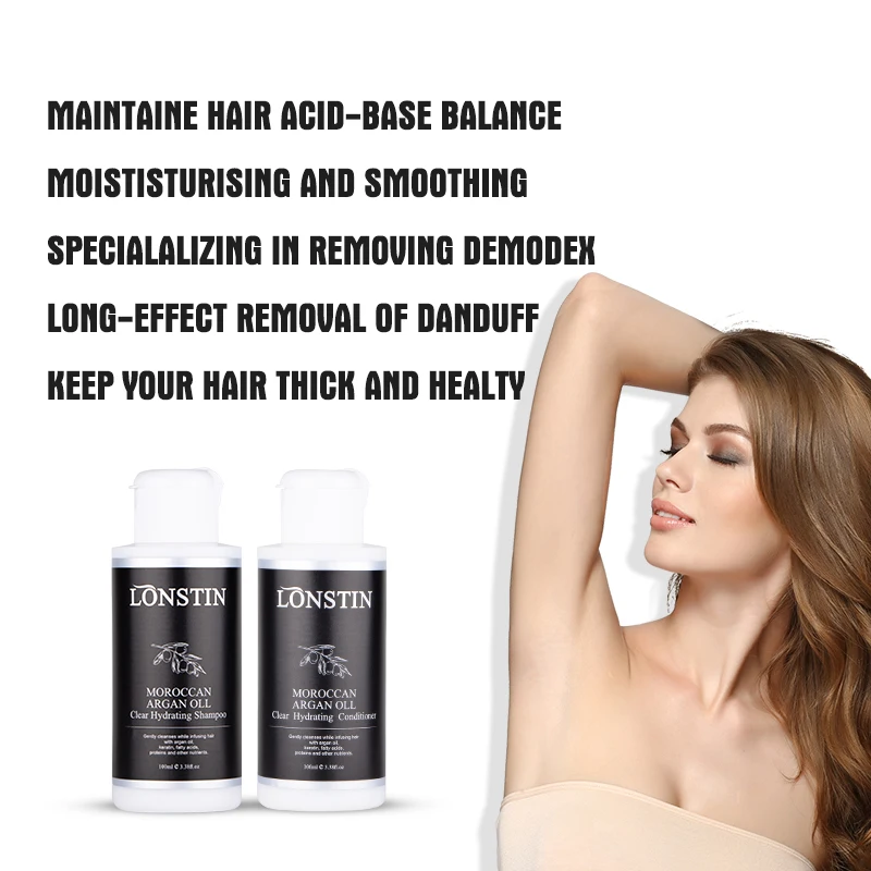 100ML Professional Hair Care Natural Shampoo And Conditioner Free Sulfate Moroccan Argan Oil Hair Treatment Smoothing and Shine 100ML Professional Hair Care Natural Shampoo And Conditioner Free Sulfate Moroccan Argan Oil Hair Treatment Smoothing and Shine