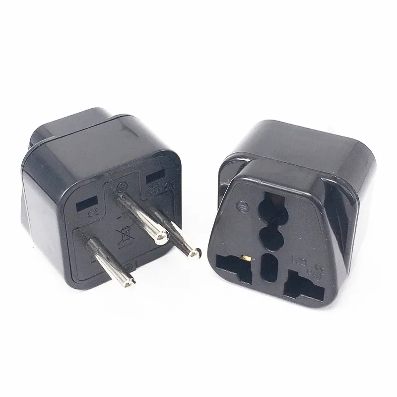 Universal IL Plug Adapter EU European US UK To Israel 3 Pin Egypt