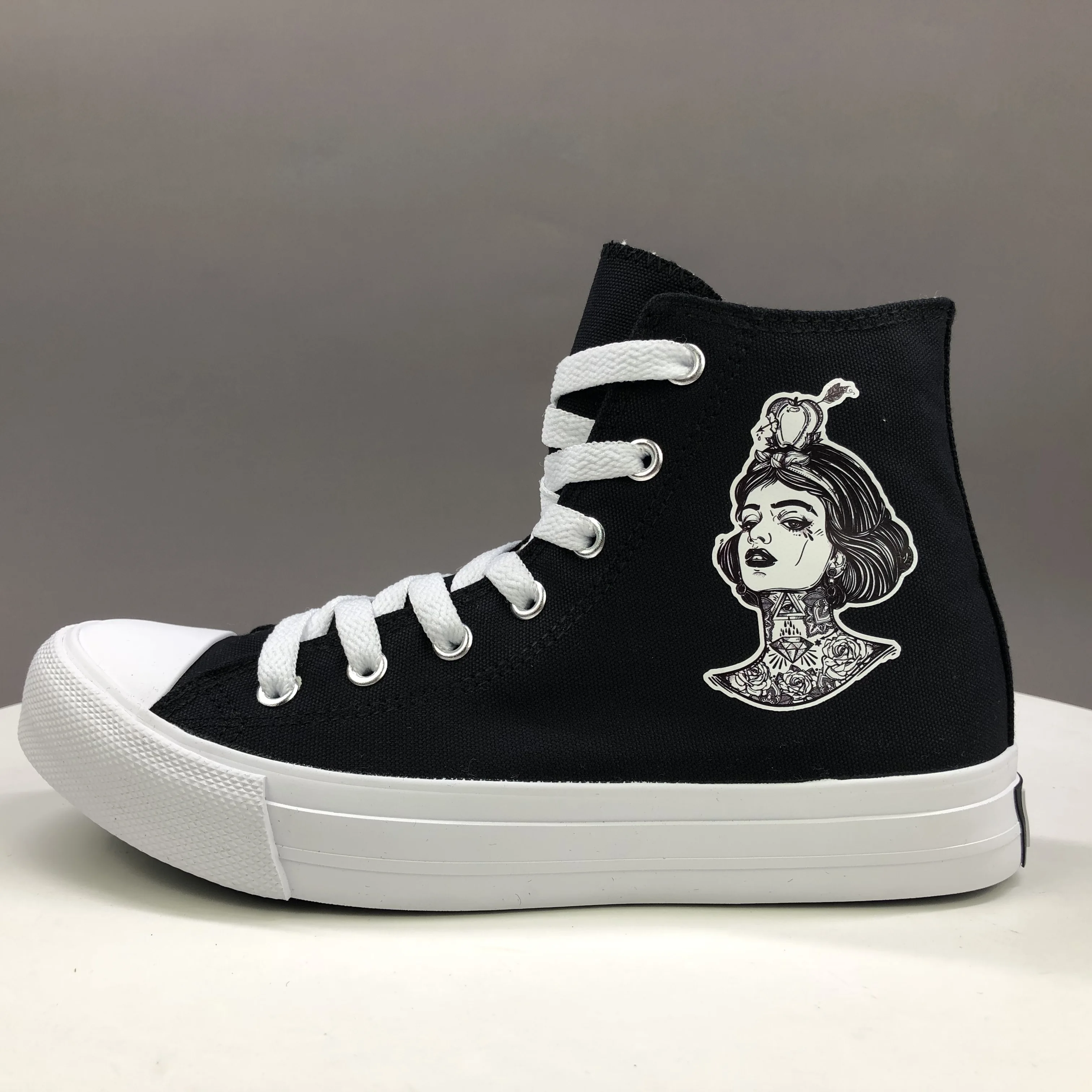 canvas snow sneakers