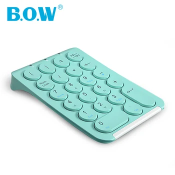 B.O.W Bluetooth Wireless Mini Numeric Keypad 22 Keys, Small Keypad Laptop Numeric Keyboard for Financial Accounting