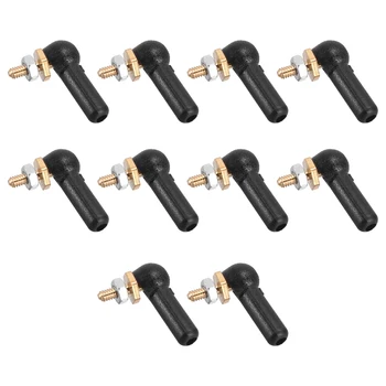 

uxcell 10PCS 2mm/M2 Linkage End Tie Rod End Metal Ball Head Black for RC Boat Car Robot