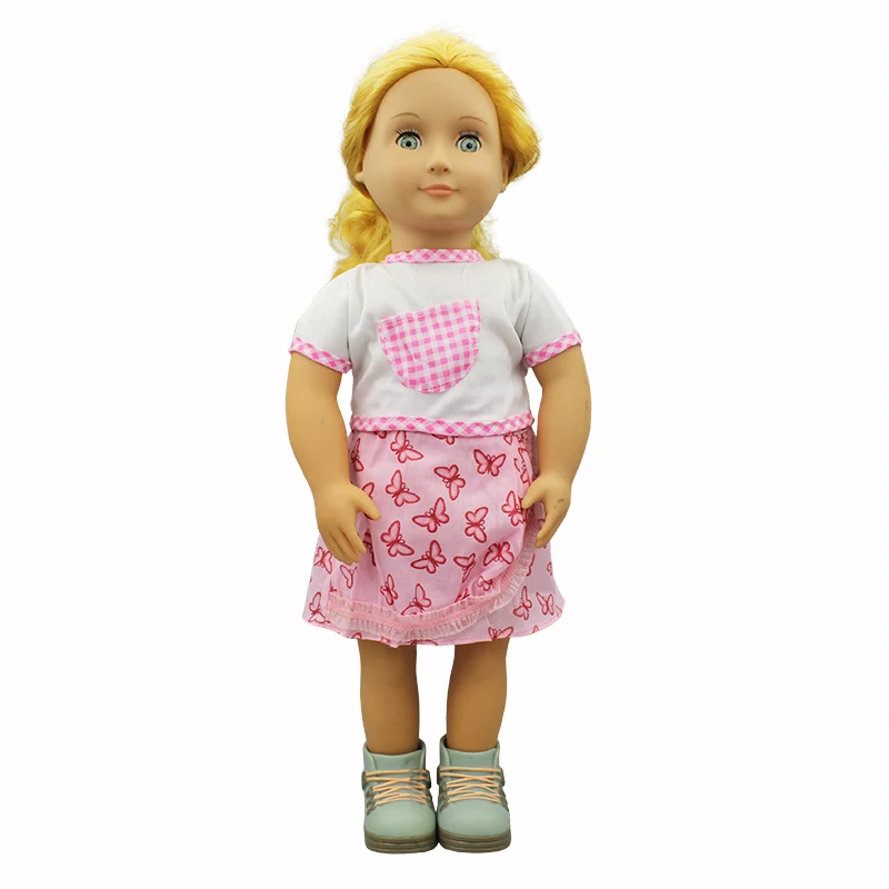 Стиль 6 выбрать подходящий для куклы Американская девочка одежда 18-дюймовые куклы, рождественский подарок для девочки( только одежды
