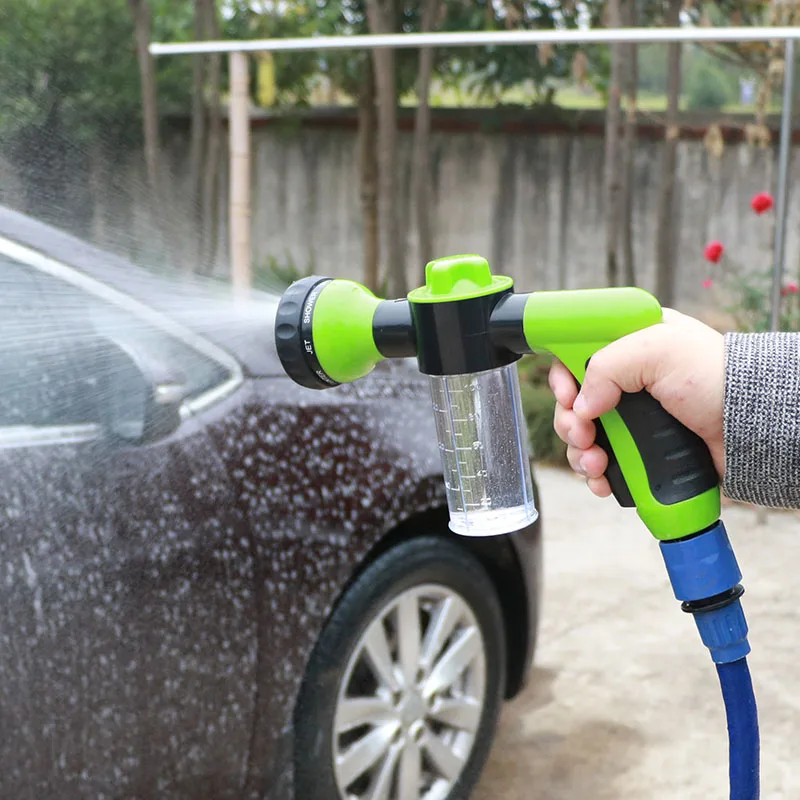 Foam Water Spray Gun Hose Car Washer Cleaner Garden Wash Tool Auto High Pressure 