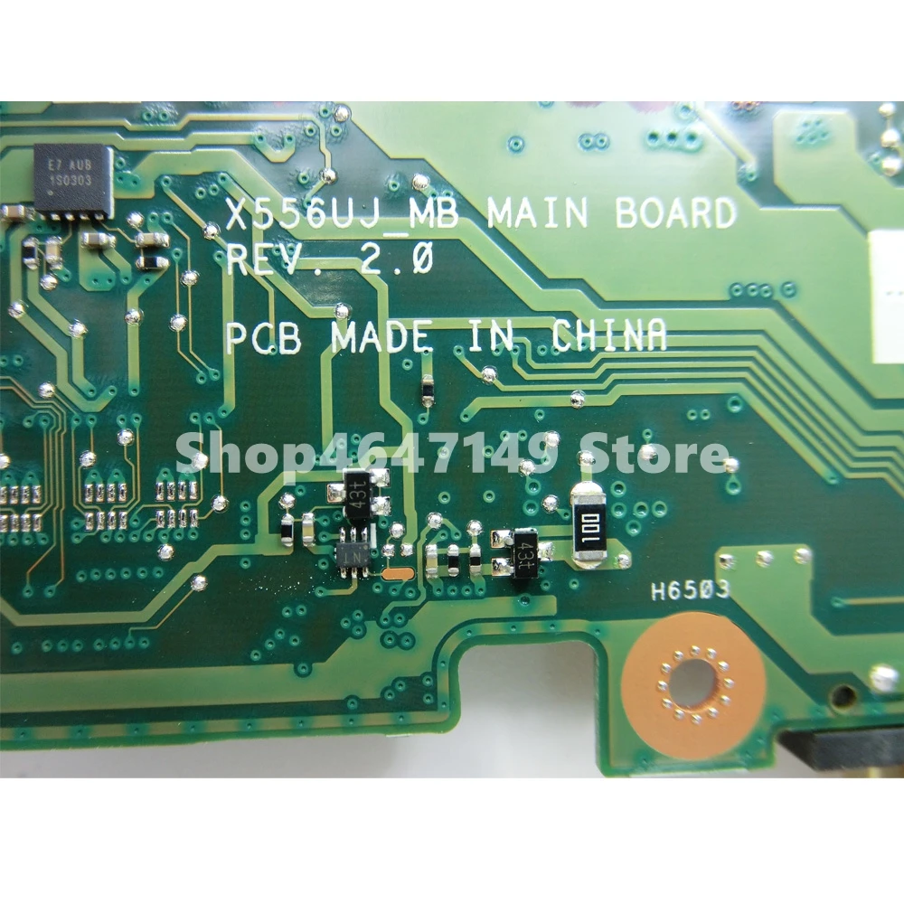  X556UA 4GB RAM i3-6100 CPU Mainboard REV 3.1 For ASUS X556UA X556UV X556U F556U K556UJ X556UJ lapto