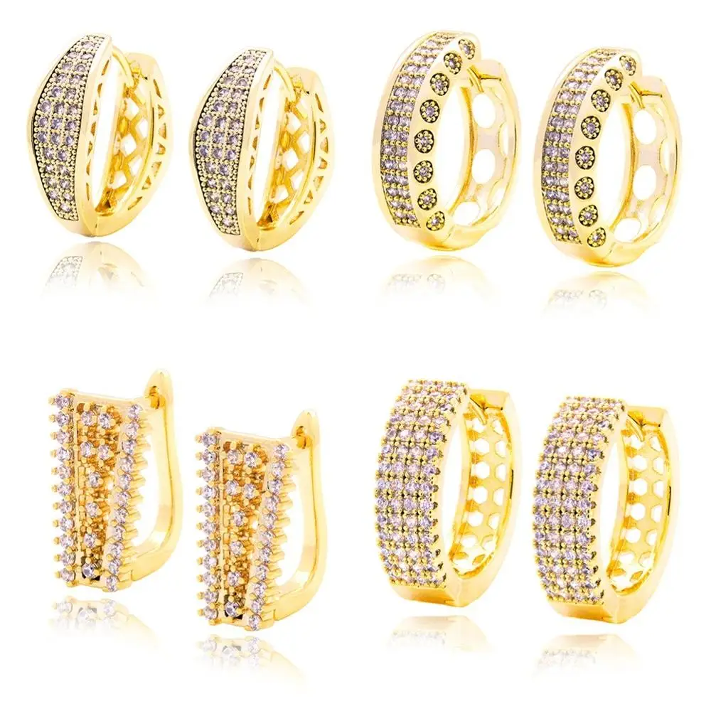 Lureen, серьги-кольца, модные ювелирные изделия, 14 K, белое золото, серьги для женщин, мужчин, подарок на день Святого Валентина