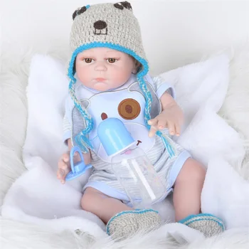 

22 Inches Reborn Baby Dolls Cute Popular Silicone Vinyl Reborn Babies Dolls Hot Sale Cheap Reborn Dolls For Infant Gift