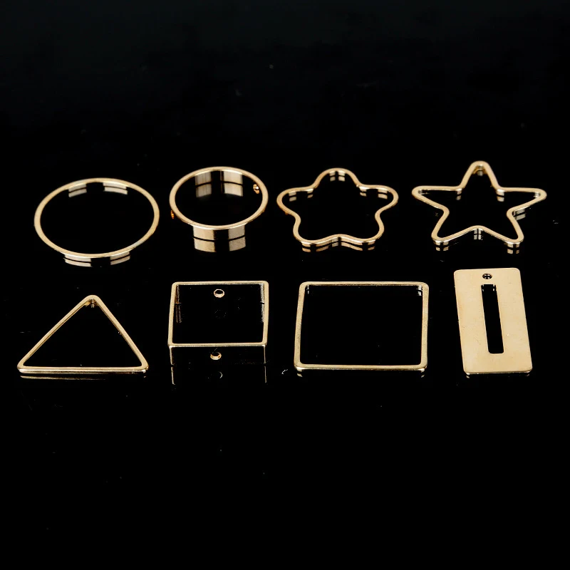

10pcs DIY Handmade Metal Earring Findings Connectors For Women Gift Drop Earring Charm Pendant Ears Stud Carft Jewelry Making